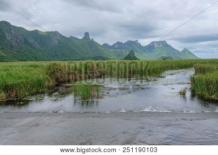 Wetlands In Mountain Khao Samroiyod National Park, Prachubkirikhun Thailand