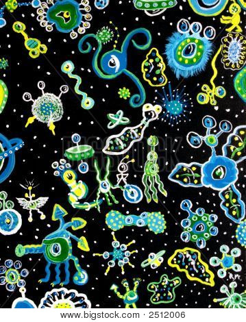 レベッカによる絵画エイリアン