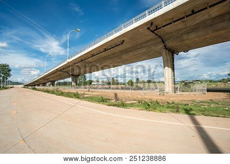 Second Thai - Myanmar Friendship Bridge At Dusk, Mae Sot, Tak, Thailand