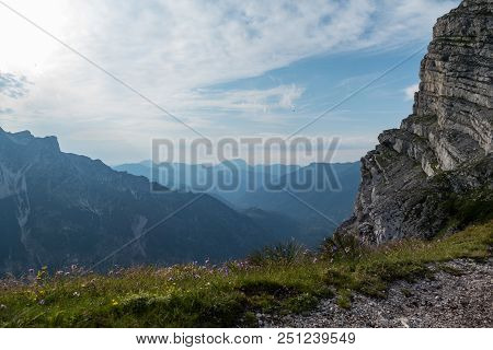 Totes Gebirge Mountains In Alps In Austria