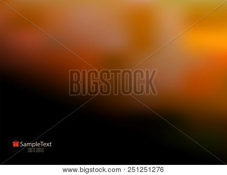 Abstract Background Of Warm Shades With A Predominance Of Orange.