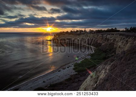 Lunada Bay At Sunset