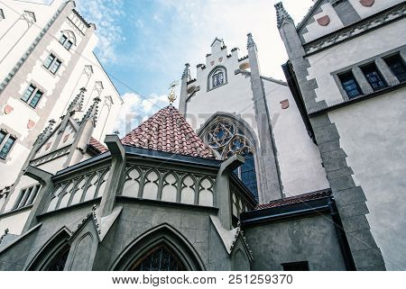 Maisel Synagogue In Prague, Czech Republic. Architectural Theme. Religious Architecture. Travel Dest