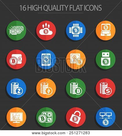 Bitcoin And Cryptocurrency Icons For Your Design Progects