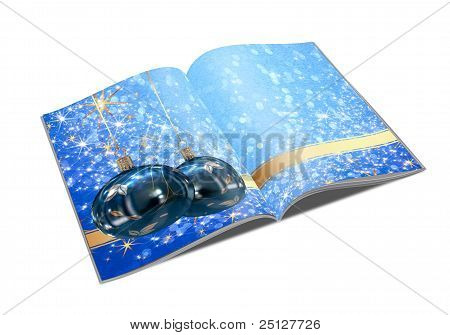 Livre d'images de Noël boules
