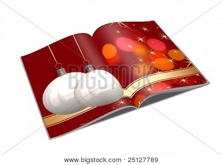 Livre d'images de Noël boules