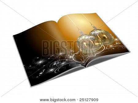Livre d'images de Noël boules