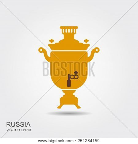 Samovar Icon. Simple Element Illustration. Samovar Concept Symbol Design From Russia Collection.