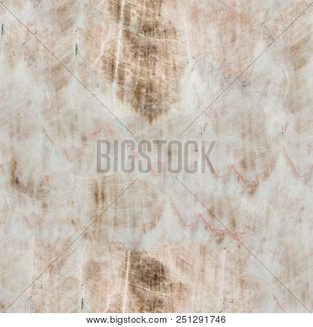 Unique Texture Of Natural Onyx Stone. Seamless Square Background, Tile Ready. High Resolution Photo.