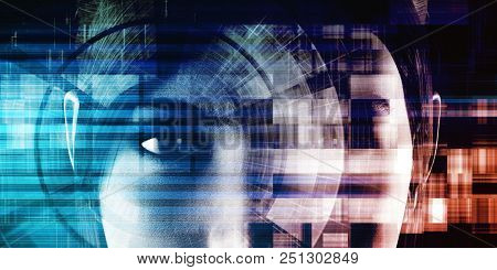 Deep Learning and Machine Artificial Intelligence Concept