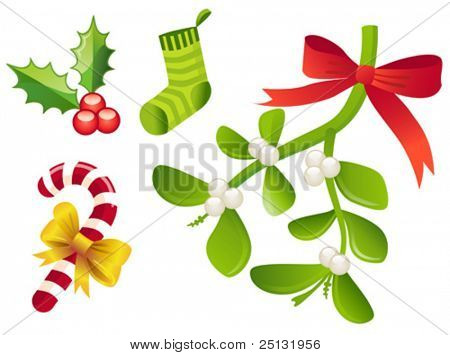 Рожденственский орнамент в векторном формате