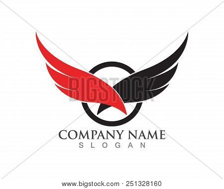 Black Wing Logo Symbol For A Professional Designer