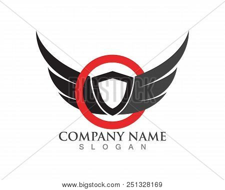 Black Wing Logo Symbol For A Professional Designer