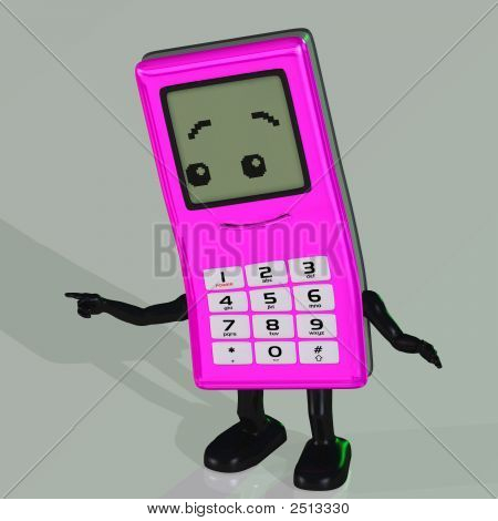 Cartoon Cell Phone