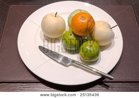 Fruit On Dish