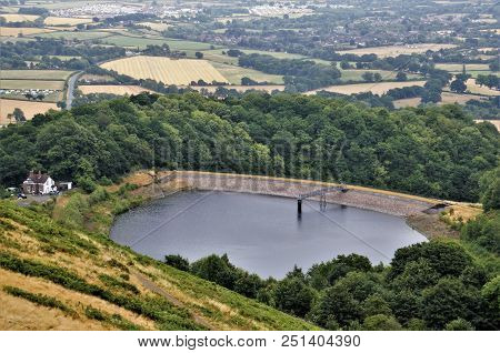 Small Reservoir On The Edge Of The Malvern Hills