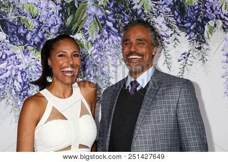 LOS ANGELES - JUL 26:  Jeanene Fox, Rick Fox at the Hallmark TCA Summer 2018 Party on the Private Estate on July 26, 2018 in Beverly Hills, CA