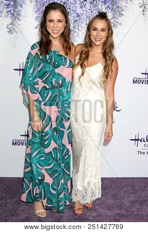 LOS ANGELES - JUL 26:  Makenzie Vega, Alexa PenaVega at the Hallmark TCA Summer 2018 Party on the Private Estate on July 26, 2018 in Beverly Hills, CA