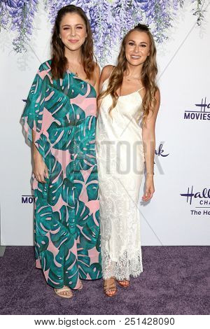 LOS ANGELES - JUL 26:  Makenzie Vega, Alexa PenaVega at the Hallmark TCA Summer 2018 Party on the Private Estate on July 26, 2018 in Beverly Hills, CA