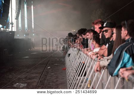 Partying Crowd Of People