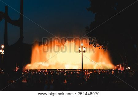 Barcelona Magic Fountain Of Montjuic Light Show