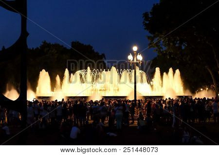Barcelona Magic Fountain Of Montjuic Light Show