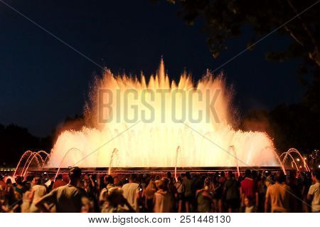 Barcelona Magic Fountain Of Montjuic Light Show