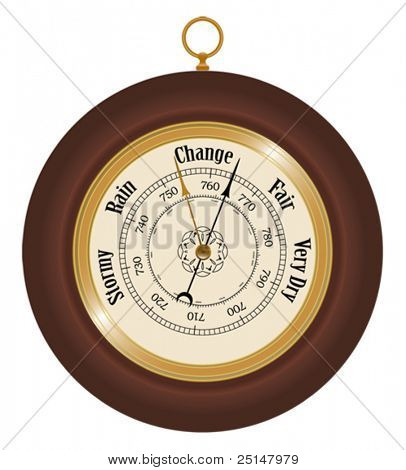 Barometro dettagliata illustrazione