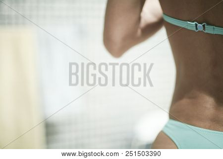 Sexy Lady In Bikini Swim Suit