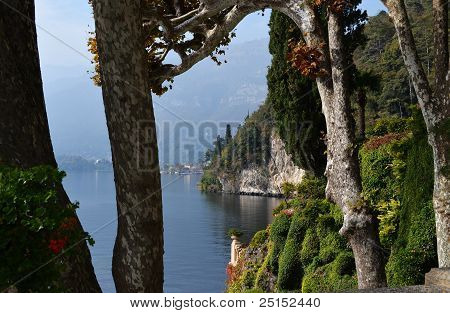 Villa Balbianello på Lake Como, Italien