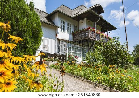 Campina, Romania - July 28 2018: Nicolae Grigorescu Memorial Museum Is The Last Workshop Of The Pain