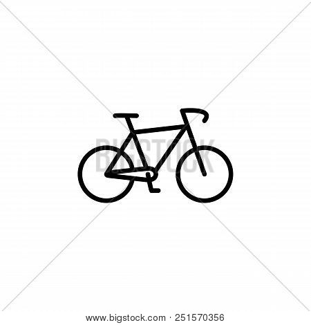 Bike Icon. Element Of Motorbike For Mobile Concept And Web Apps Illustration. Thin Line Icon For Web