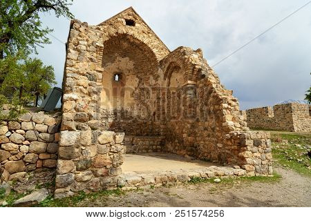 Ruins On Akdamar Island. Van Lake. Turkey