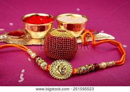 Raksha Bandhan Or Rakhi, An Indian Festival For Brothers And Sisters