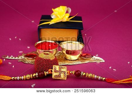 Raksha Bandhan Or Rakhi, An Indian Festival For Brothers And Sisters