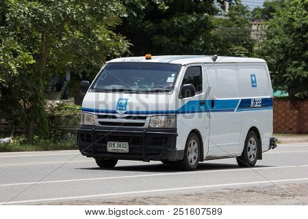 Money Delivery Van Of Ktb General Services Company.