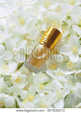 Indian Attar Oil. Natural Herbal Perfume In A Mini Bottle
