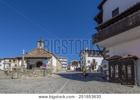 Bejar, Salamanca, Spain, October, 2016: Entance Of Bullring In Village Of Bejar Built  In 1711, One 