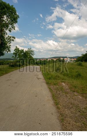 The Road To Santiago As It Passes Through Burguete