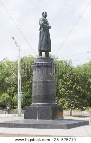 Evpatoria, Crimea, Russia - July 29, 2018: Monument To Nikolai Aleksandrovich Tokarev In The City Of