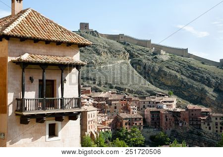 City Buildings In Old Town Of Albarracin - Spain