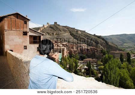 City Buildings In Old Town Of Albarracin - Spain