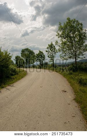 The Road To Santiago Between Roncesvalles And Zubiri
