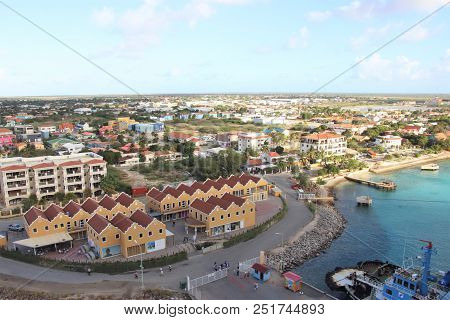 Kralendijk, Bonaire - 12/16/17 -  Downtown Views Of The Town Of Kralendijk, Bonaire