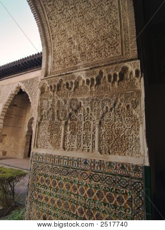 Alcazar Seville dettaglio arco
