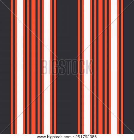 Vertical Stripes Seamless Vector Pattern. Retro Style Print Texture.