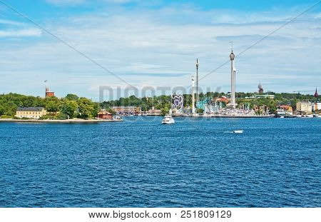 Boats For Sightseeing And Ferry For Long Distance Travel At Stadsgardskajen