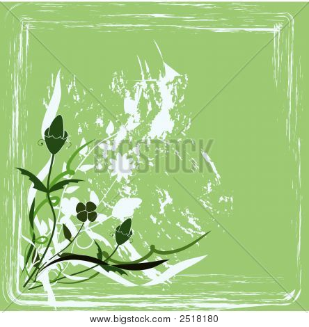 Grungy flowers.eps