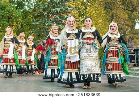 Klaipeda Lithuania -  July 20th, 2018 - Folk Ensemble 