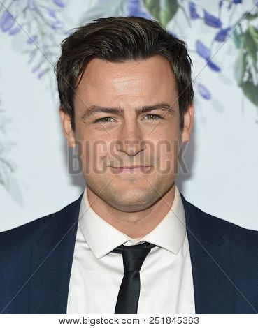 LOS ANGELES - JUL 26:  Tyler Hynes arrives to the Hallmark Channel Summer TCA Event  on July 26, 2018 in Hollywood, CA                